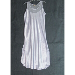 VINTAGE Inner Most Nightgown Women Large Lilac Satin Silky Sleepwear Chemise 90s